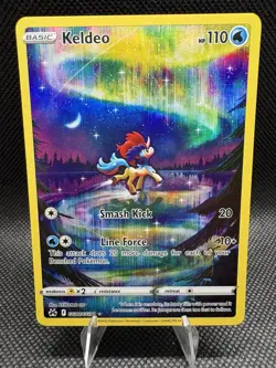 Pokemon TCG Keldeo GG07/GG70 SWSH: Crown Zenith: Galarian Gallery Holo - Image 1