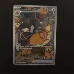Pokemon TCG Destined Rivals Team Rocket’s Raticate 202 Illustration Rare - Image 2