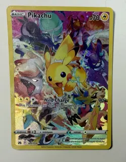 2023 Pokemon Sword & Shield Crown Zenith #160/159 NM Pikachu - Image 1