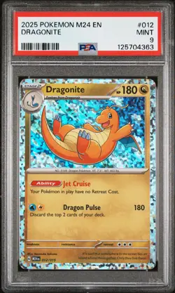 2025 POKEMON M24 EN-MCDONALD'S COLLECTION #012 DRAGONITE PSA 9 - Image 1