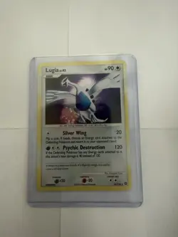 Pokemon TCG Lugia 14/132 Secret Wonders holo bleed error - Image 1