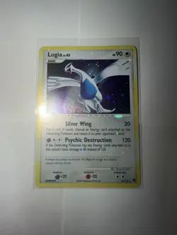 Pokemon TCG Lugia 14/132 Secret Wonders holo bleed error - Image 3