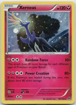 Xerneas - (Cosmos Holo) Promo Blister Exclusives 107/162 Pokemon TCG - Image 1