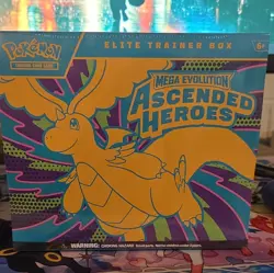 Pokemon TCG Mega Evolution Ascended Heroes Elite Trainer Box English 6+ 2026 - Image 1