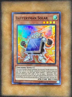 Yugioh Batteryman Solar OP10-EN005 Super Rare NM - Image 1
