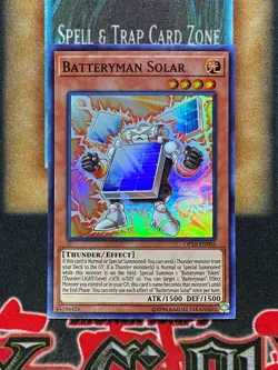 Yugioh Batteryman Solar OP10-EN005 Super Rare LP - Image 1