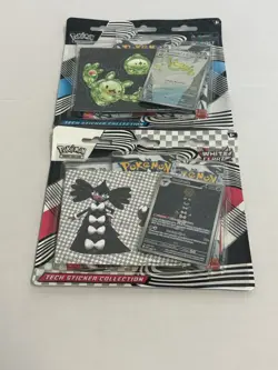 POKEMON WHITE FLARE & BLACK BOLT TECH STICKER PACK SET - ONE OF EACH - Image 1