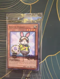 1x Yu-Gi-Oh! Rescue Rabbit E-Football Neymar Jr - EFC1-EN001 - SEALED - Image 1