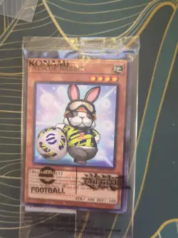 1x Yu-Gi-Oh! Rescue Rabbit E-Football Neymar Jr - EFC1-EN001 - SEALED - Image 2