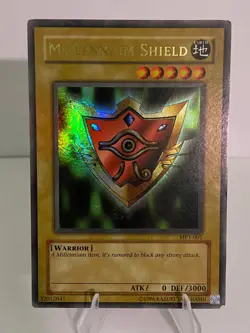 Yu-Gi-Oh! | Millennium Shield | MP1-001 |McDonald’s Promo |HP + Light HOLO BLEED - Image 1