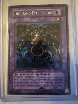 Konami Yu-Gi-Oh! Thousand-Eyes Restrict PSV-084 1st Ed Ultra Rare Holo ENG - Image 1