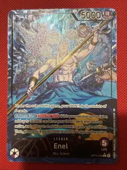 One Piece - ENEL Leader OP15-058 Alt Art Adventure on Kami's Island ENG Special - Image 2