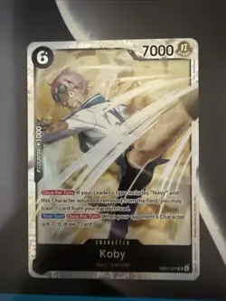 Koby EB04-044 Foil SR Bandai One Piece TCG English LP - Image 1
