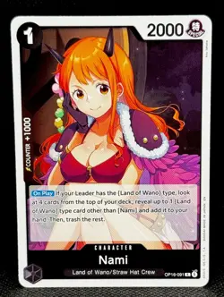 Nami OP16-091 R One Piece The Time of Battle NM - Image 1