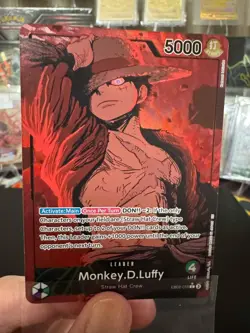 Monkey D Luffy Leader 25th Anniversary EB02 010 Alt Art - English NM - Image 3