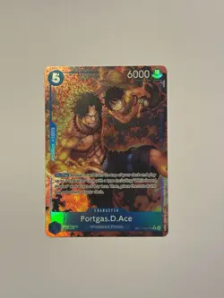 Portgas.D.Ace TR OP08-052 Royal Blood OP10 Foil Treasure Rare One Piece Alt Art - Image 1