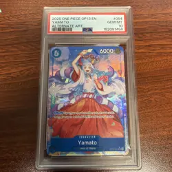 PSA10 EN Yamato 054 Alternate Art One Piece op13-Carrying on His Will - Image 1