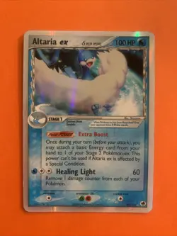 2006 Pokemon EX Dragon Frontiers #90 Altaria EX HOLO RARE - Image 1