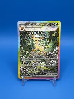 Pokemon Prismatic Evolutions Leafeon ex, SIR 144/131 FRESH PULL!! NM/M TCG 🔥 - Image 1