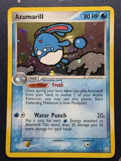 Azumarill 1/109 Pokemon 2004 Team Rockets Return Holo Rare MP - Image 1