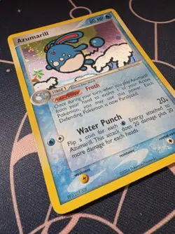Azumarill 1/109 Pokemon 2004 Team Rockets Return Holo Rare MP - Image 4