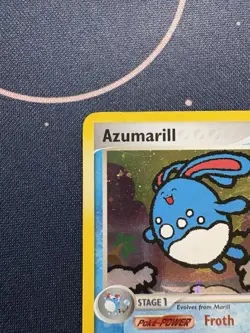 Azumarill 1/109 Pokemon 2004 Team Rockets Return Holo Rare MP - Image 5