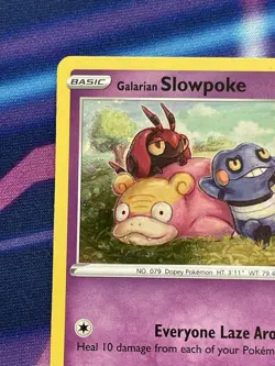Pokemon TCG - Galarian Slowpoke Cosmos Holo - Sword And Shield Promo SWSH126 NM - Image 2