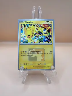 Pokemon TCG Pikachu SVP 225 Black Star Promo World Championship “Winner” Stamp - Image 1