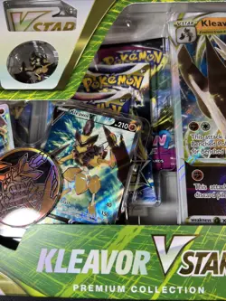 Pokemon TCG : Kleavor VSTAR Premium Collection Box FACTORY SEALED - Image 3