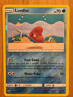 Luvdisc 44/168 Reverse Holo LP - Celestial Storm 2018 - Pokemon TCG - Image 1
