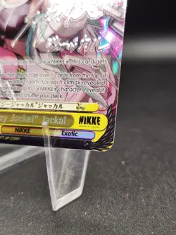 Weiss Schwarz Nikke “Crazy Jackal” Jackal NIK/S117-E007SP ENGLISH Foil & Signed - Image 4