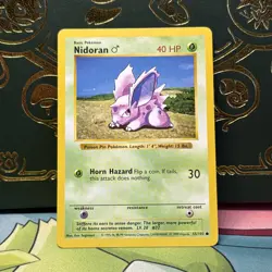 Nidoran 55/102 - SHADOWLESS - Base Set - WOTC Vintage Pokemon Card - NM - Image 1