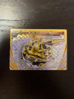 Carbink BREAK 51/124 Fates Collide Ultra Rare Holo Pokemon TCG Card NM - Image 1