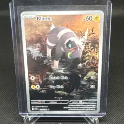 Pokemon TCG Blitzle 114/086 Sv: White Flare Illustration Rare Holo Card-NM - Image 1