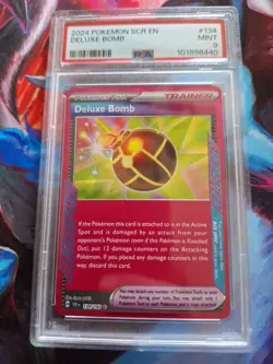 Pokemon TCG Deluxe Bomb 134/142 Stellar Crown Ace Spec Trainer Card MT 9 - Image 1