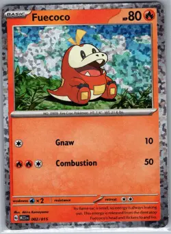 Fuecoco 002/015 Holo McDonald's Promos 2023 - Pokemon Card - NM - Image 1