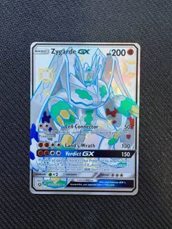 Zygarde GX SV65/SV94 Shiny Vault Full Art Hidden Fates NM Pokemon Card - Image 1