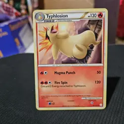 Typhlosion Pokemon TCG Heartgold And Soulsilver Rare Card #32/123 - Image 1