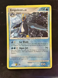Empoleon 4/130 - Diamond & Pearl Base Set Holo - Pokemon Card - MP - Image 1