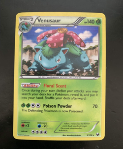 Pokemon Card • Venusaur Dark Explorers 3/108 Rare Holo - Image 1