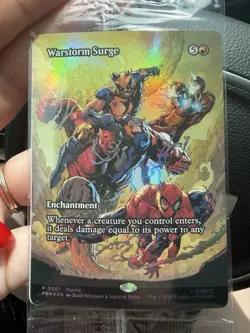 MTG, Warstorm Surge FOIL Promo Enchantment *SHIPS TODAY - Avengers Armageddon - Image 1