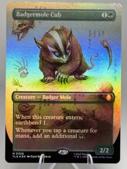 Badgermole Cub (Borderless) Avatar: The Last Airbender Foil - Image 1