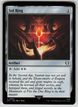 Sol Ring Commander: The Lord of the Rings 284 MTG NM - Image 1