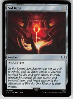 Sol Ring Commander: The Lord of the Rings 284 MTG NM - Image 1