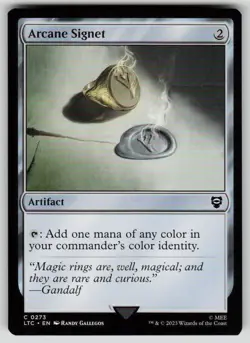 Arcane Signet Commander: The Lord of the Rings 273 MTG NM - Image 1