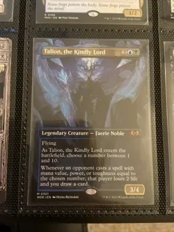 Talion, the Kindly Lord (Borderless) Wilds of Eldraine Regular - Image 1
