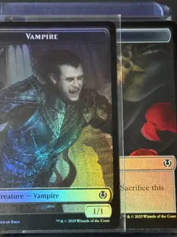 Vampire // Blood Token x2 Set INR 7/21 Magic MTG FOIL NM - Image 5