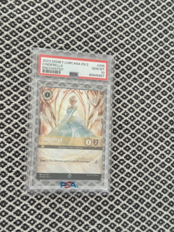 PSA 10 Disney Lorcana Cinderella Ballroom Sensation Enchanted EN 2 - Image 1