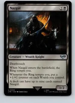 Magic the Gathering #333 Nazgul The Lord of the Rings MTG Free Shipping! - Image 1
