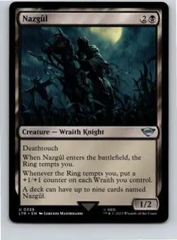 Magic the Gathering #339 Nazgul The Lord of the Rings MTG Free Shipping! - Image 1